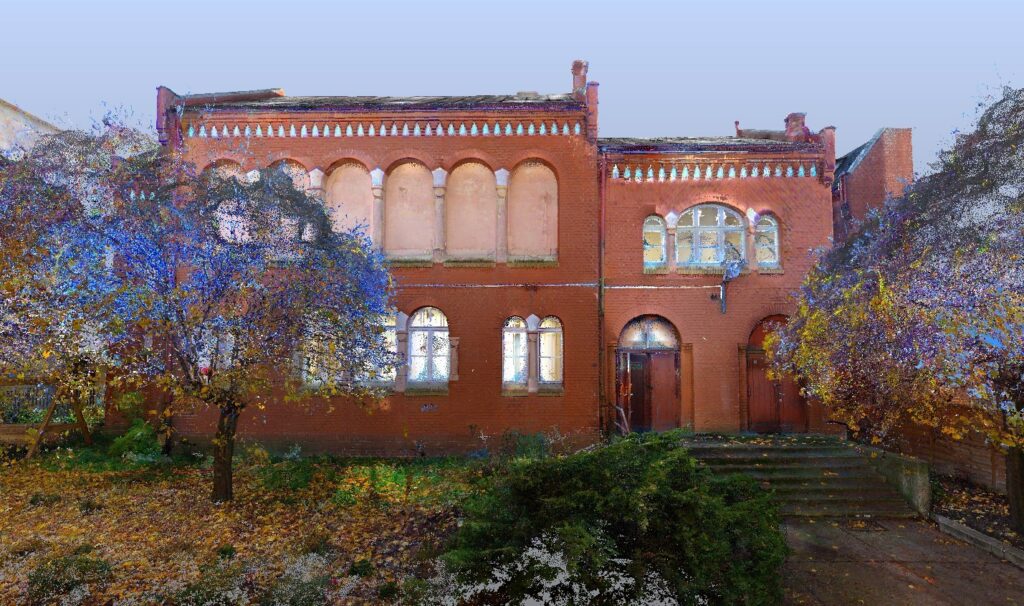 mp-skany inwentaryzacja synagogi w Bierutowie chmura punktów